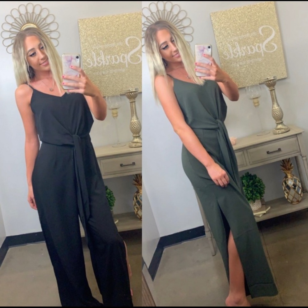 Olive green jumper